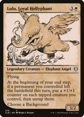 Lulu, Loyal Hollyphant (379/1080) Commander Legends Battle for Baldur's Gate LP