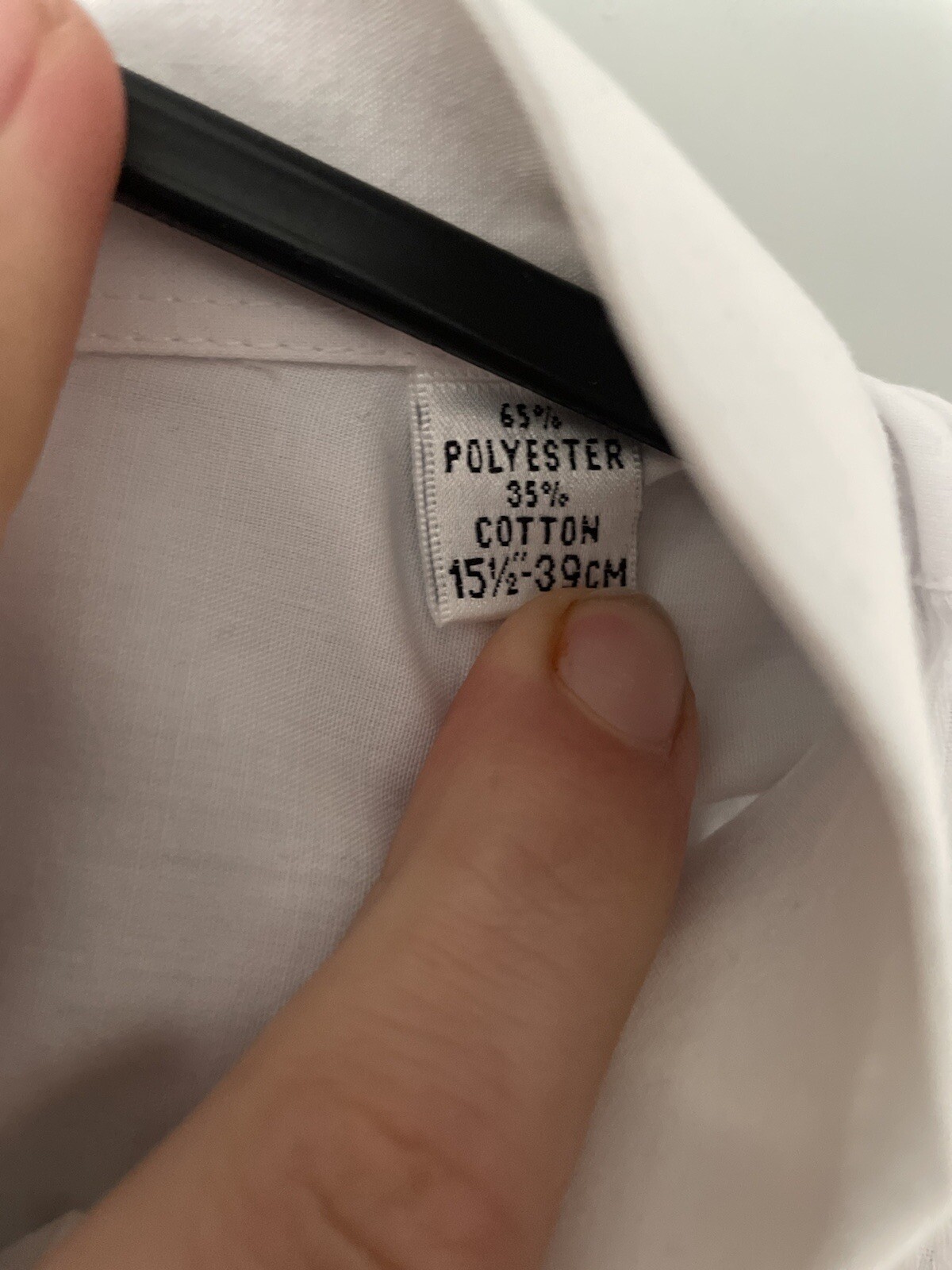 Debenhams Collection White Long Sleeve Formal Shirt Size 15.5" Collar