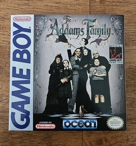 Addams Family (Nintendo Game Boy, 1991) CIB Tested & Working