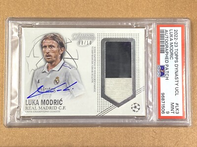 2022-23 Topps Dynasty UCL LK3 Luka Modric Autographed Patch /10
