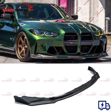 For 2021-2025 BMW G80 M3 G82 M4 Gloss Carbon Fiber ABS Front Lip Splitter