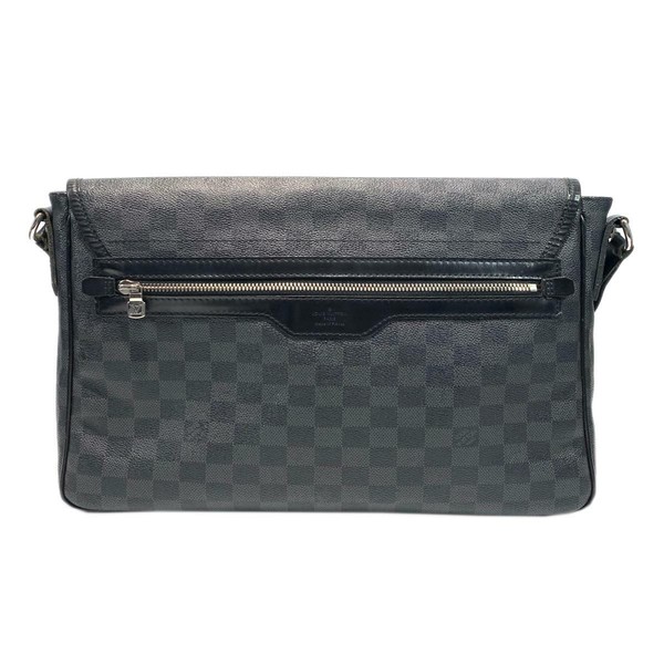LOUIS VUITTON Daniel GM shoulder messenger bag N58033 Damier Graphite Used Mens | eBay