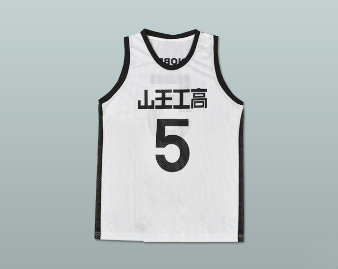 CUSTOM Slam Dunk Sannoh 5 Masahiro Nobe Basketball Jersey Manga2