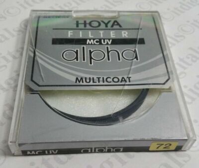 Genuine Hoya Alpha 72mm UV MC Lens Filter Multi-Coated Safety Protection C-ALP72