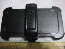Black Rigid Otter Box Defender Phone Case w/Clip- great shape