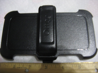 Black Rigid Otter Box  Defender Phone Case w/Clip- great shape