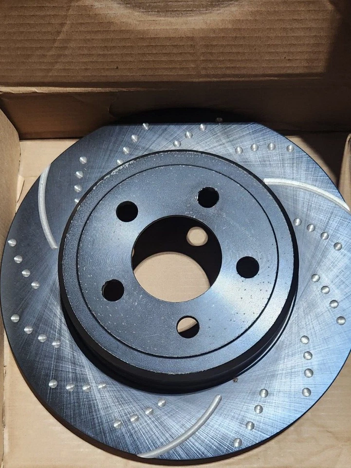 EBC Dimpled / Slotted Rear Brake set for Chrysler 300 and Charger 09-23 GD 7243 Foto 2 de 4