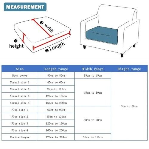 Waterproof Sofa Couch Cover Jacquard Sofa Slipcover Elastic Sofa Seat Cover - Picture 3 of 33