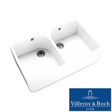 Villeroy & Boch Farmhouse 80 2.0 Bowl White Ceramic Kitchen Sink - NO WASTE