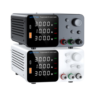 DC 0-30V 0-10A Adjustable Lab DC Power Supply Bench Variable Volt High Precision