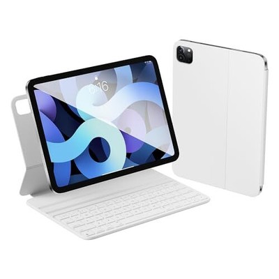 HOU Tastatur Hülle für iPad Air 11 Zoll 2024 (M2), iPad Pro 11 Zoll, leicht,