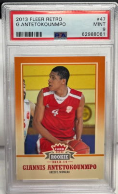 Giannis Antetokounmpo 2013-14 UD Fleer Retro RC #47 PSA 9 MINT