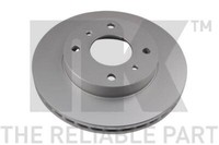 NK 2 StüCk Bremsscheibe Coated 312231