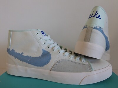 Nike SB Blazer Court Mid Barely Green Boarder Blue Men’s Size 8.5 Skateboarding Nike SB Blazer Court Mid Premium Barely Green | Mercari main image 4