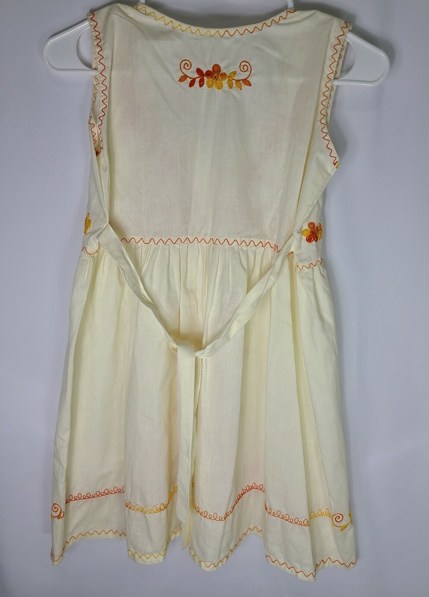 Nicaraguan Made Girl Embroidered Artisan Dress size 5 Masaya | eBay