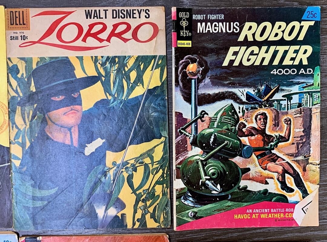 Lot (14) DELL & GOLD KEY BronzeAge COMICS Zorro, Turok, Twilight Zone