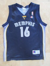 Maillot basket MEMPHIS GRIZZLIES Paul GASOL n°16 camiseta shirt NBA 13 14 ans