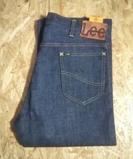 VTG 90s Lee Riders jeans. 40s Reprint. Unused Raw denim. W34 L33. selvedge