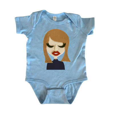 NWT TAYLOR SWIFT Applique Bodysuit  6m 12m 18m by Mi Cielo