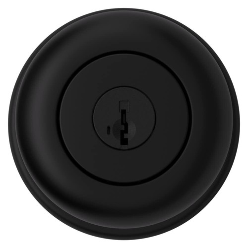 Kwikset Cove Entry Door Knob with Lock and Key, Secure Keyed Handle Exterior - Picture 2 of 7