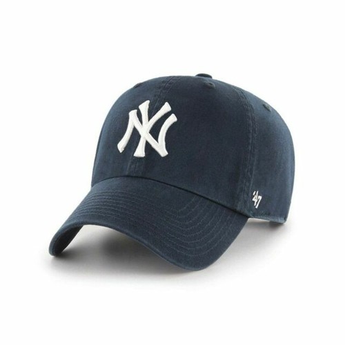 Vtg 90s New York Yankees Denim Strapback Hat MLB Baseball NY Vtg 90s New York Yankees Denim Strapback Hat MLB Baseball NY