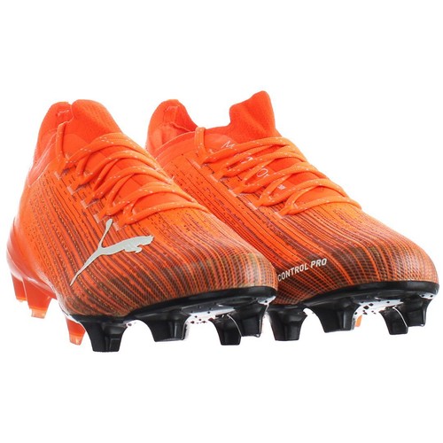 Puma Ultra 1.1 FG/AG Orange Mens Football Boots - Picture 2 of 5
