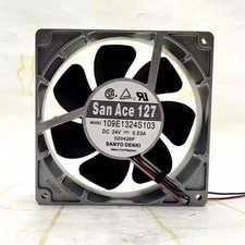Sanyo 109E1324S103 12738 DC24V 0.53A 12.7CM Large Airflow Cooling Fan