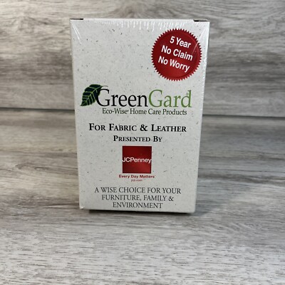 NEW Green Gard Eco-Wise Home Care Fabric Leather Wood Cleaners JC Penney SEALED