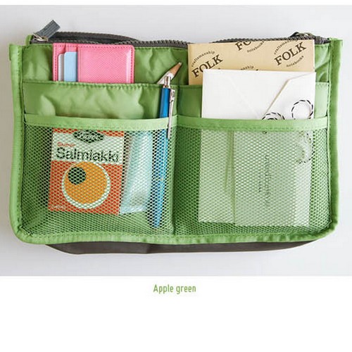 Bag Insert Organiser Handbag Women Travel Makeup Purse Wallet Pouch Organiser - Picture 11 of 21