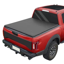 Soft Folding Tri-Fold Tonneau Cover For 2019-2023 Ford Ranger 6ft Short Bed