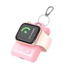 Power Bank for Apple Watch Magnetic Travel Smart iWatch Charger Universal Pink