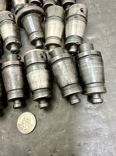 V FLANGE TOOL HOLDERS, Lot Of 17, Very Good Condition! - Picture 4 of 13