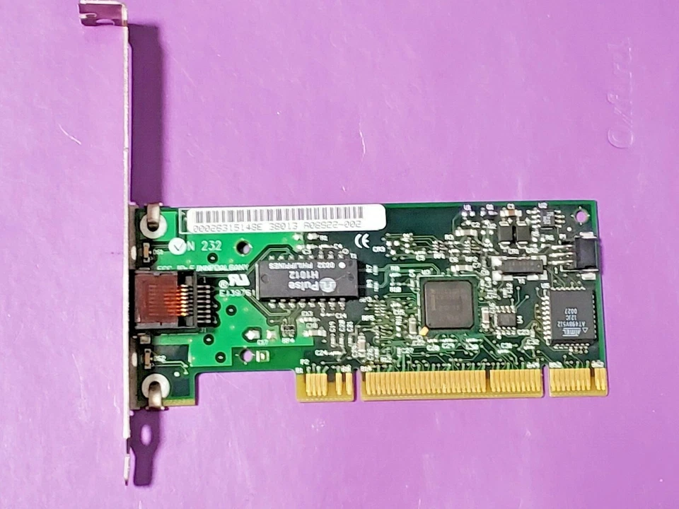 DELL Pulse H1012 PCI Ethernet Fax Modem Adapter 10/100Mbps 32-Bit RJ-45 REV. A02 - Image 3 of 3