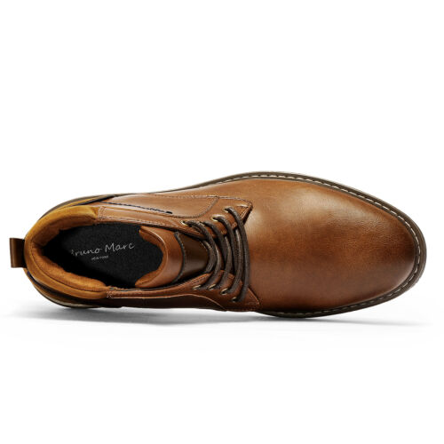 US Men's Leather Chukka Boots Casual Boots Stylish Business Dress Boots - Picture 17 of 21