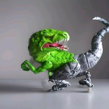 McFarlane Toys Raw10 Raptar Cybernetic Dinosaur 6" Figure Raptor Raw 10 Dino