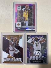 LeBron James 2022-23 Optic “HYPER PINK”Prizm & “MY HOUSE” “WINNER STAYS” insert
