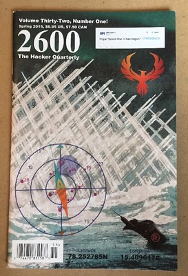2600 Hacker Quarterly Brazil's Electronic Voting WYSE Spring 2015 FREE SHIPPING