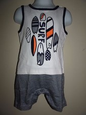 NWT GYMBOREE BOYS TINY TROPICS SURF ONE PIECE OUTFIT SIZE 6-12 MONTHS 6 12 NEW