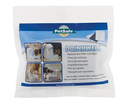 PETSAFE DRINKWELL ORIGINAL NICHT GEFÄLSCHT 3ER PACK DRINKWELL HAUSTIER KATZE HUND WASSERBRUNNEN ERSATZFILTER