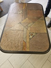 Brutalist Slate Stone Coffee Table - COLLECTION ONLY