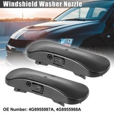 Pair Windshield Washer Nozzles Spray Jet No.4G8955987A/4G8955988A for Audi RS7