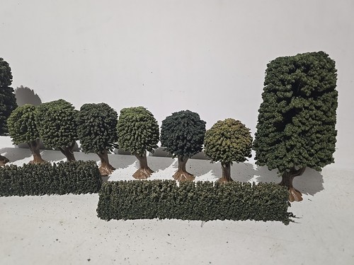 GIOCHI UFFICIALI OFFICINA CITTADELLA 64-08 ALBERI E SIEPI WARGAMING TERRAIN - Foto 3 di 5