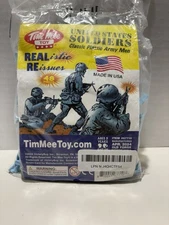 Tim Mee Classic Plastic Army Men (light blue)~U.S. Soldiers. 48 Pcs NEW/SEALED