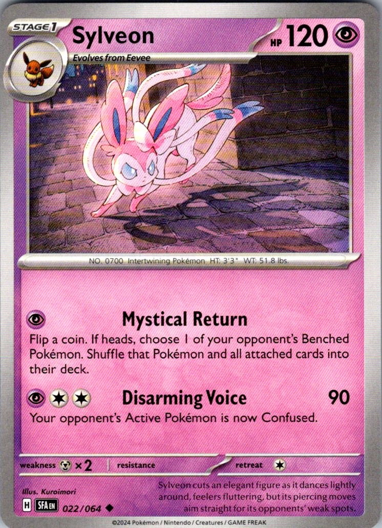 Sylveon Uncommon SV: Shrouded Fable 022/064 NM Kuroimori