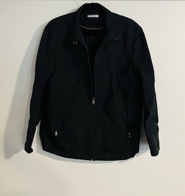 Pierre Balmain Paris Men s Classic Black Zip Up Clean Jacket Size 48/ Medium