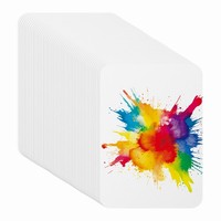100 Bl. Aquarellpapier 140Lb/300Gsm, 4X6 Zoll, Kaltgepresst, Abgerundete Ecken