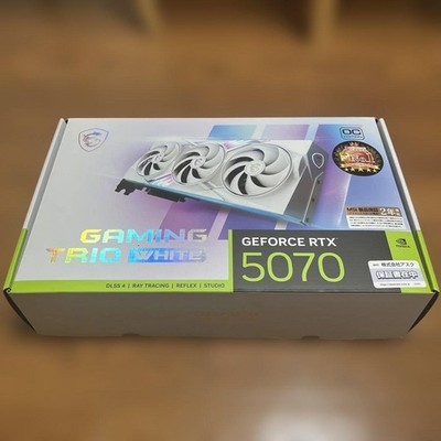 MSI GeForce RTX 5070 Gaming Trio White 3-Fan VRAM Gaming GPU Used