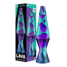 Image of Lava Lamp 14.5 Aurora Borealis The Original Motion Lamp Purple and Teal Liquid