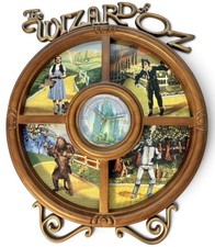 Wizard of Oz Yellow Brick Road Wall Clock Bradford Exchange w/ COAs Works