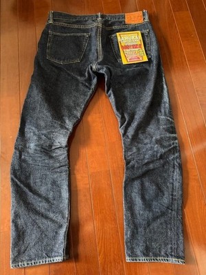 SAMURAI JEANS S0511XXII Straight Denim 15oz Indigo Dark Blue W34